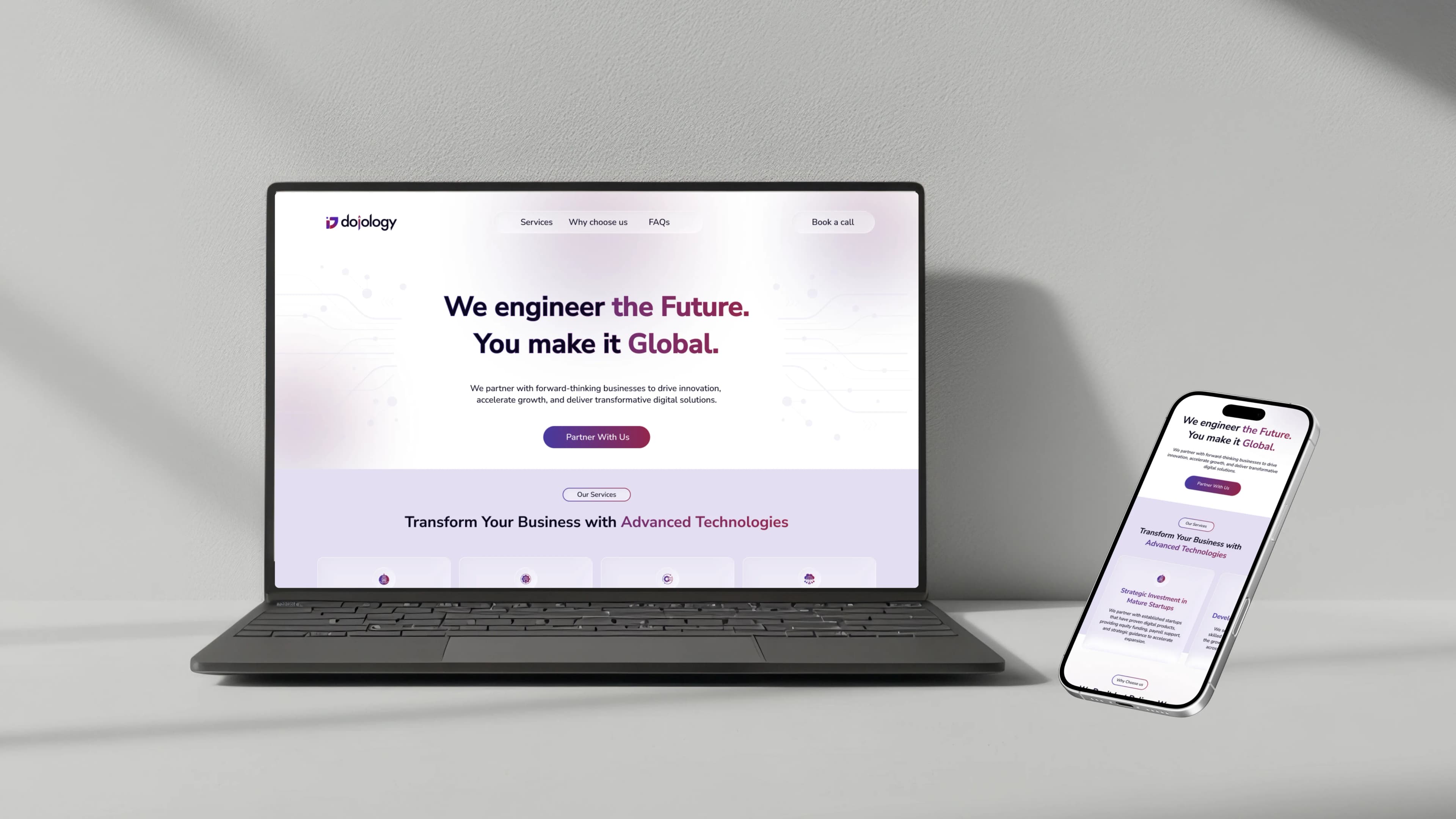 Company Landing Page